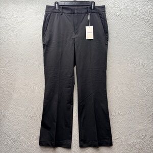 NWT Everlane The Bi-Stretch Flare Pant BTM in Black Casual Work Women’s Size 14